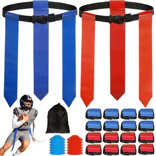Rugby Belt Colored Flag Belt Sports Competition Belt Children's Training Chasing Flag Confrontation Training Flying Flag