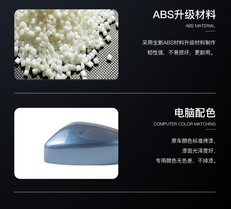 Suitable for 17-23 Mazda Cx5 Cx5 Rearview Mirror Housing Reversing Mirror Upper Shell Reflector Housing with Paint