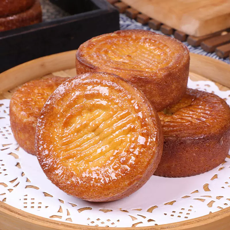 传统糕点蛋月烧月饼蛋糕皮五仁蛋黄黑芝麻多口味传统糕点 一件代