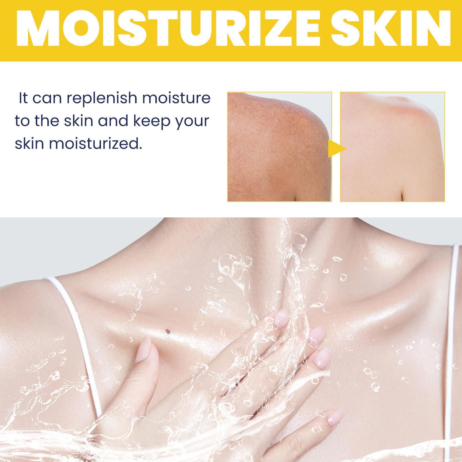 OceanAura Retinol-Creme spendet Feuchtigkeit, nährt, hellt auf und erhellt die Haut. Glatte und Anti-Falten-Körperlotion_voghion.com