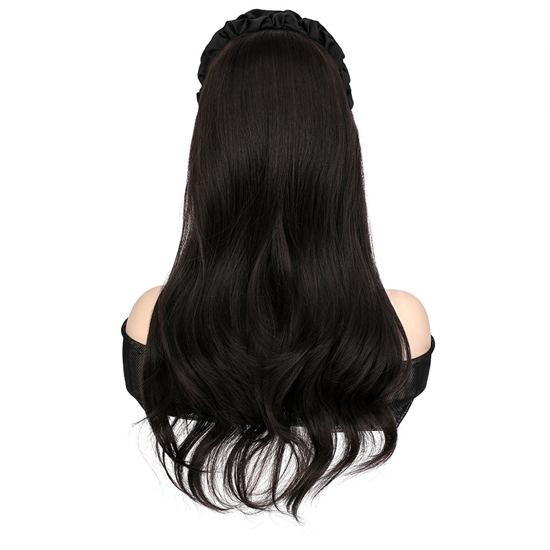 2024 Hot Selling Nieuwe haarbanden, pruiken, halve hoofddeksels, groot golvend lang krullend haar voor dames, ademend en afneembaar simulatiehaar_voghion.com