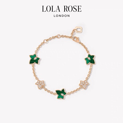 Lola Rose Lola Rose Ivy Multi-Leaf Bracelet White Fritillary Birthday Gift