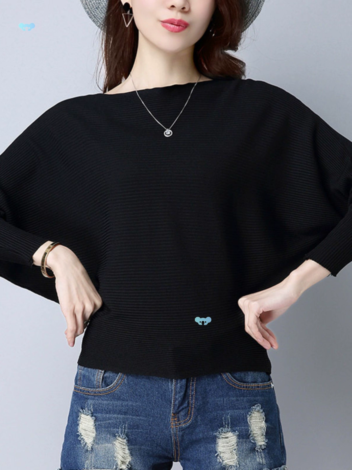 Элегантный вязаный свитер из полиэстера для женщин, длинный полиэстер