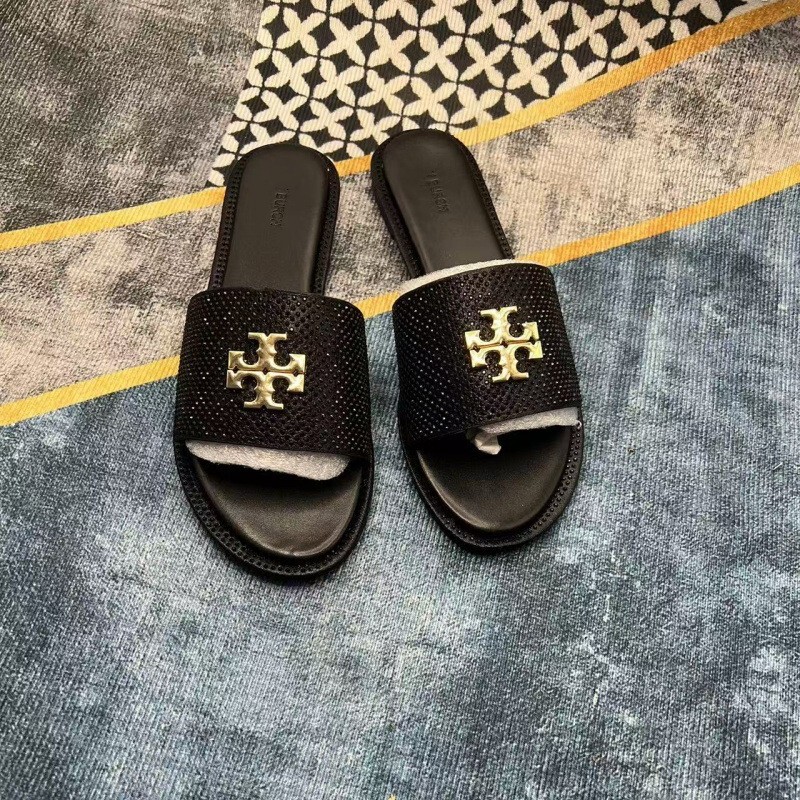 Cross-Border Exclusive Supply of African-Style Single-Piece 2026 New Model Flat Sandals with Rhinestones, High-Quality Women's Slippers