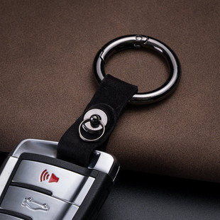 Spring buckle personality simple key ring ring thick key chain circle quick release generation hair