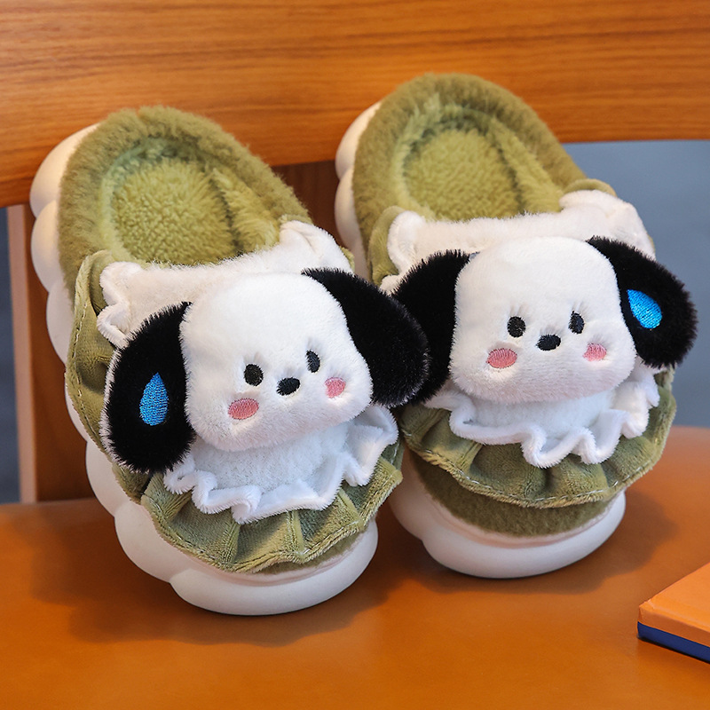 Otoño e Invierno de los nuevos niños Zapatillas de algodón niños y niñas de Interior de dibujos animados lindo niñas zapatillas bebé infantil Zapatillas de algodón