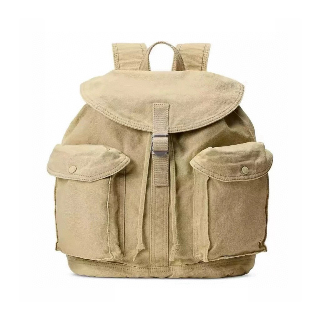 Mochila de lona de alta calidad RLRaf para hombres y mujeres, mochila de gran capacidad, mochila de vaqueros de viaje.