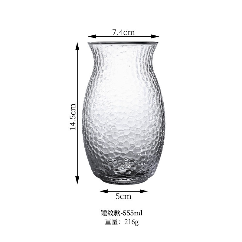 Vaso de cóctel creativo de gran capacidad taza de té de fruta taza de jugo taza de bebida taza de vidrio taza de mezcla de vinos