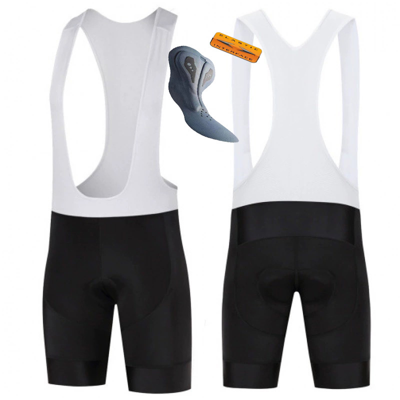 더블 화살표 화이트 서스펜더 반바지