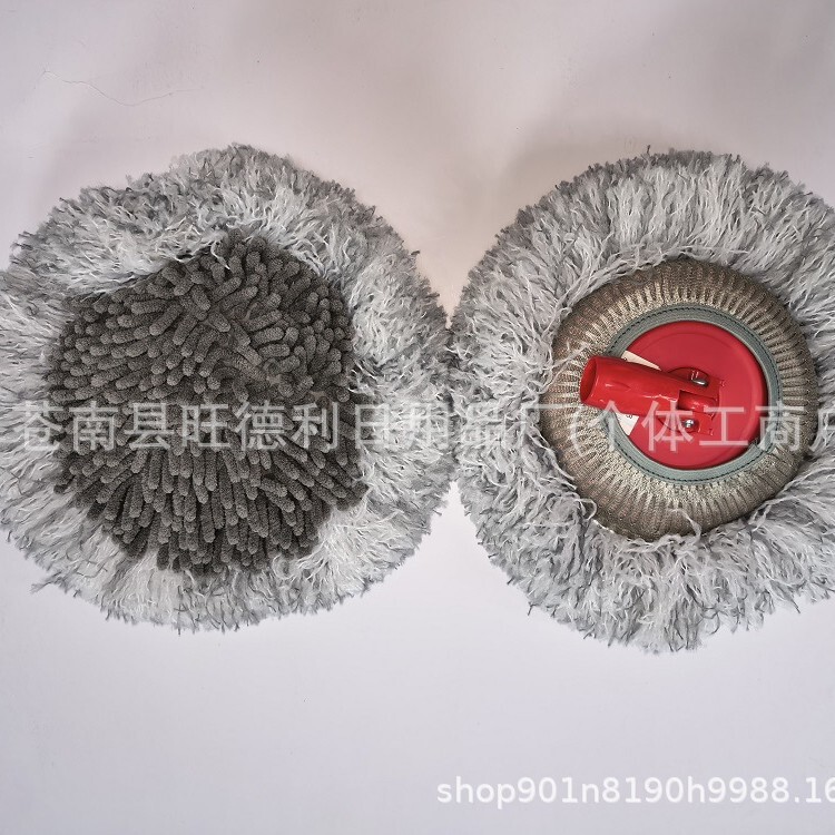 Haoshen mop universal cotton chenille round mop head sunflower mop head for floor cleaning, export trade Haoshen mop universal cotton chenille round mop head sunflower mop head for floor cleaning, export trade