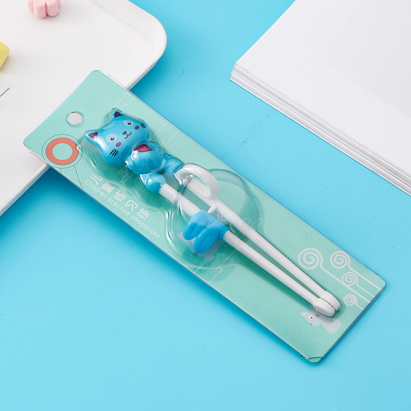 Blue cat card chopsticks
