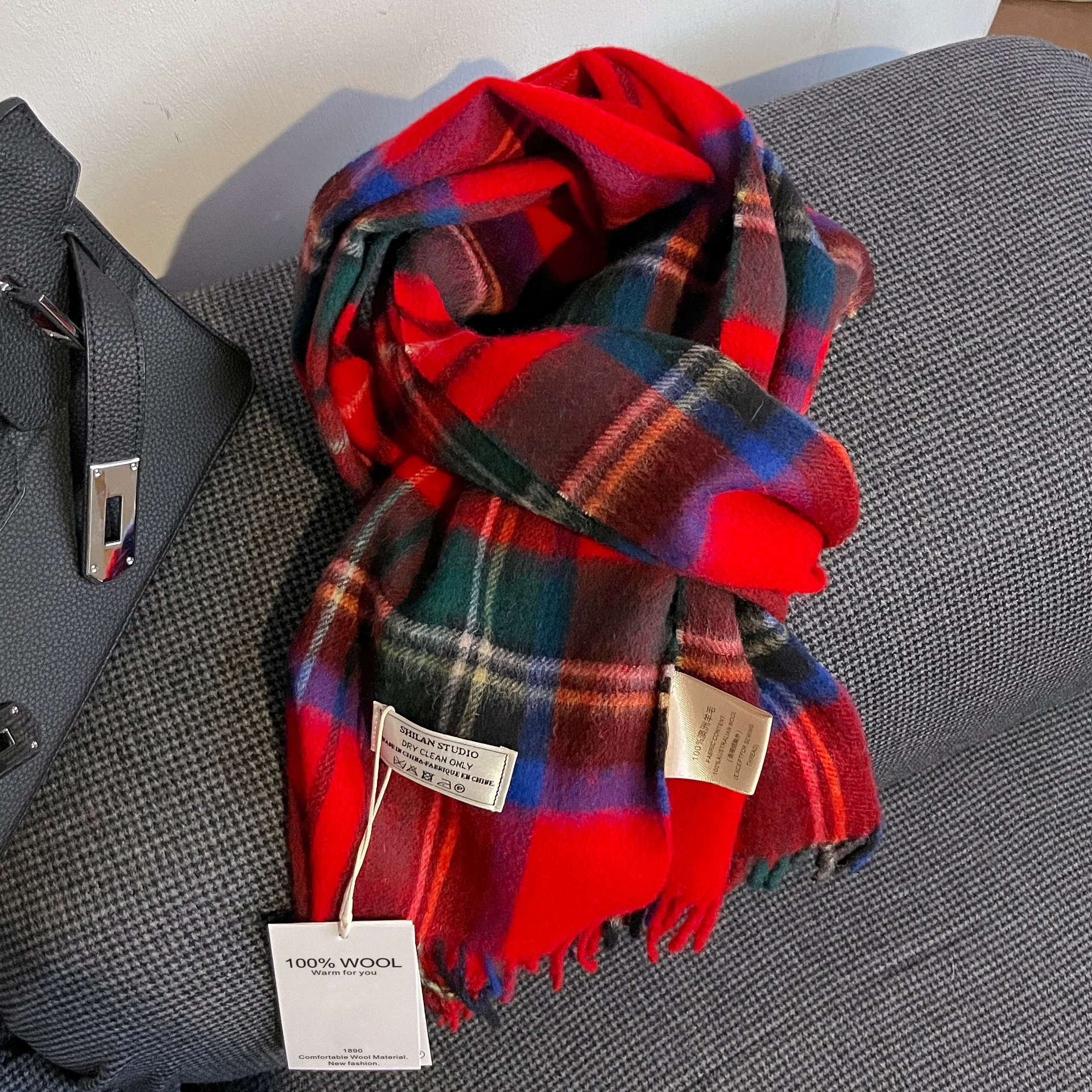 Woolen winter scarf, Birthday gift