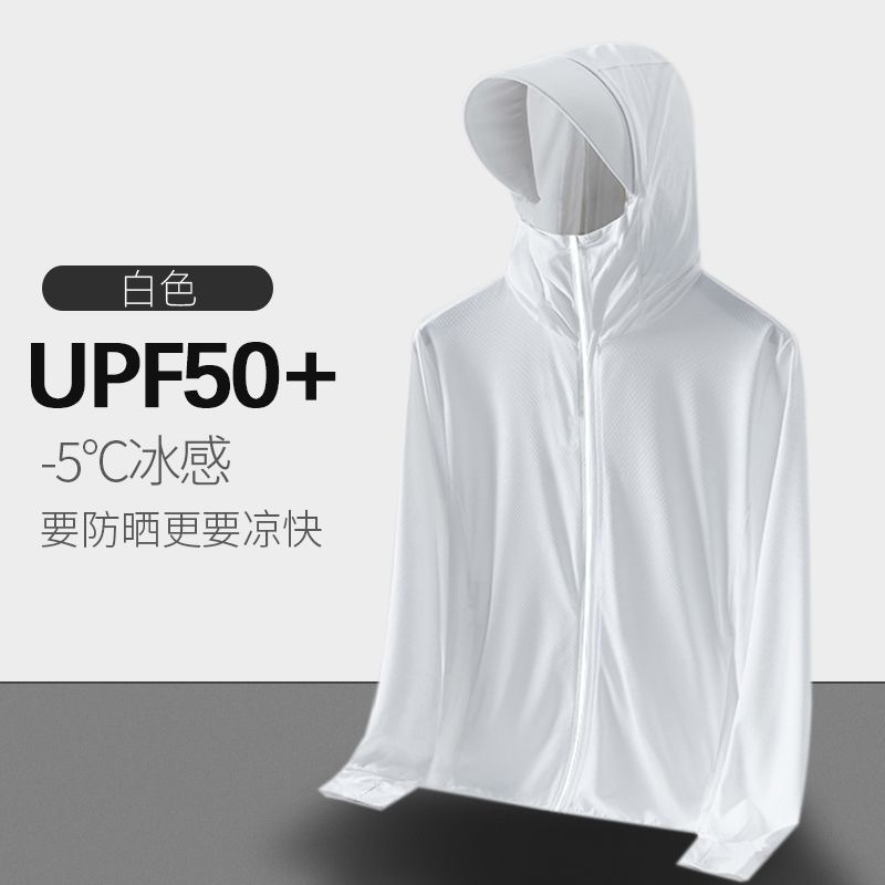 Sun Protection Clothing for Men and Women 2025 New Summer Anti-Uv Ice Silk Breathable Sun Protection Clothing Outdoor Fishing Thin Jacket