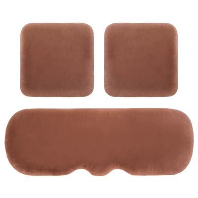 Car Plush Seat Cushion Non-Slip, Wool pad