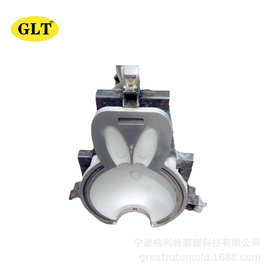 滚塑模具厂家 发光灯罩塑料模具 兔子台灯铝膜 异形滚塑模具加工