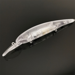 Remote cast 14cm/14.3g uncoated blank Luya bait blank floating water Mino perch beak Bambos fake bait