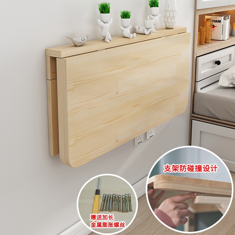 Wall-mounted Foldable Desk Hanging Desk Wall-mounted Foldable Folding Desk Wall-mounted Invisible Wall-mounted