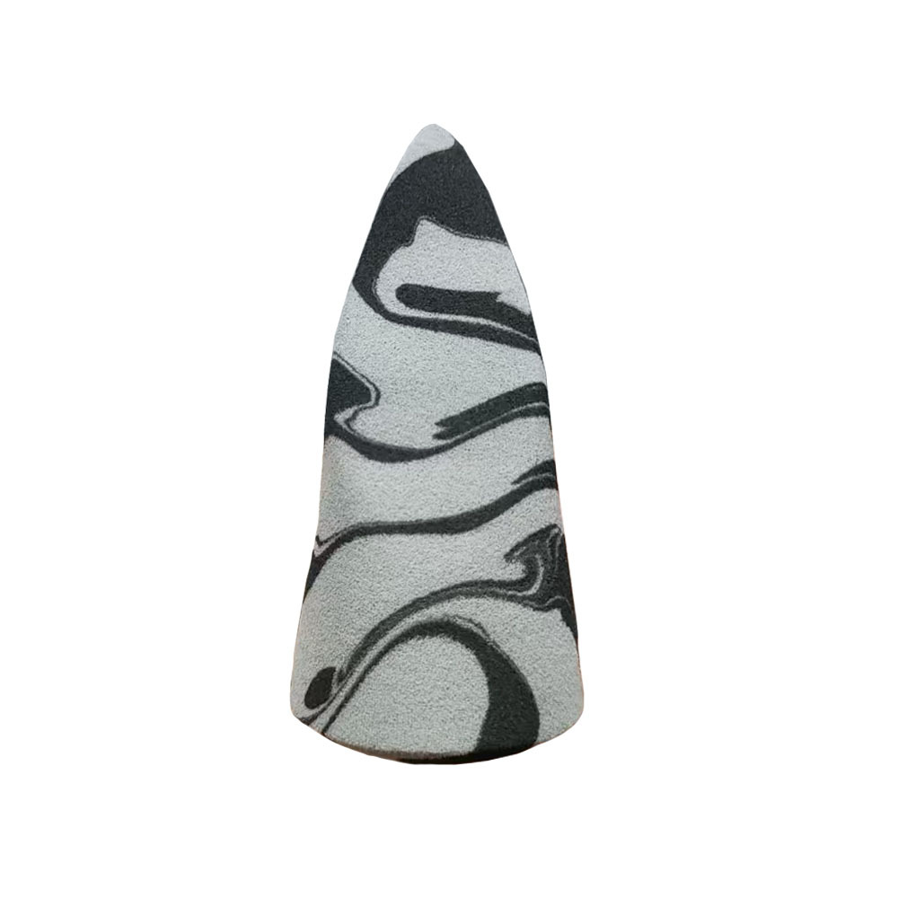 Huevo de maquillaje de belleza, soplo de maquillaje, negro clásico, variedad de formas, maquillaje de forma especial, huevo, herramienta de goteo de corte oblicuo sin látex image 26
