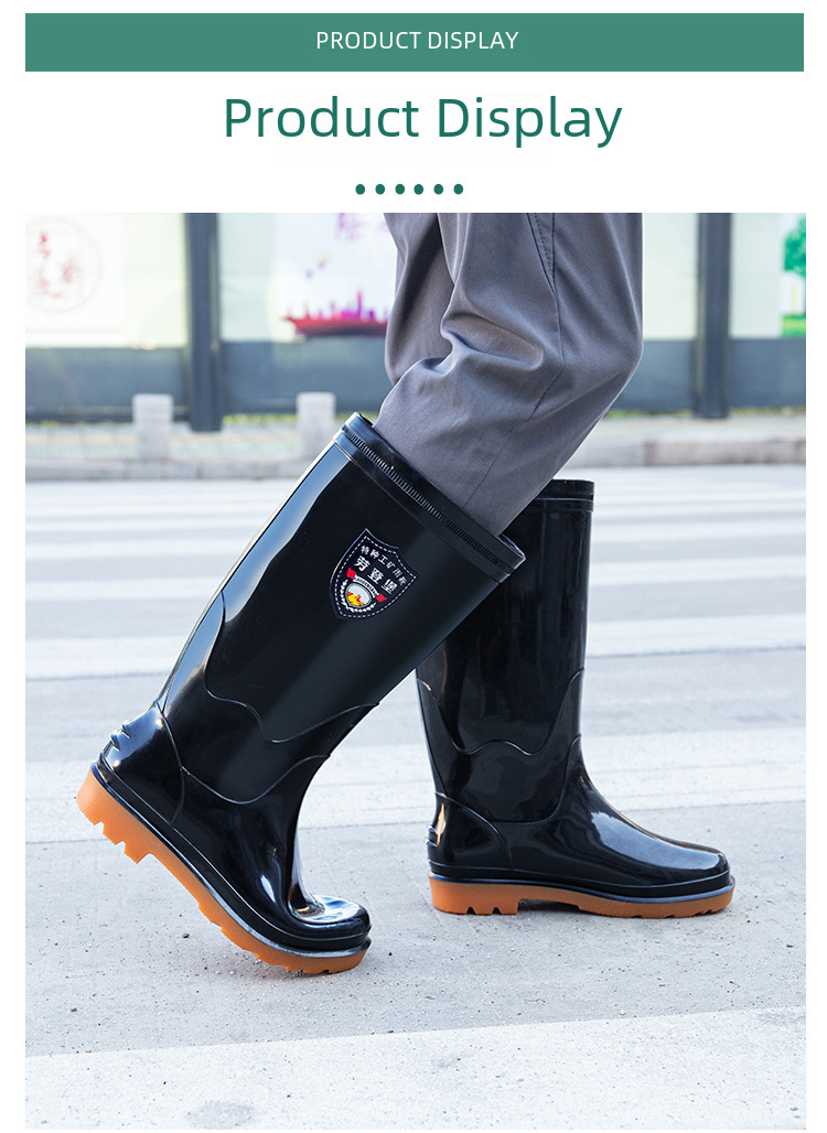High-Top Rain Boots Image 16