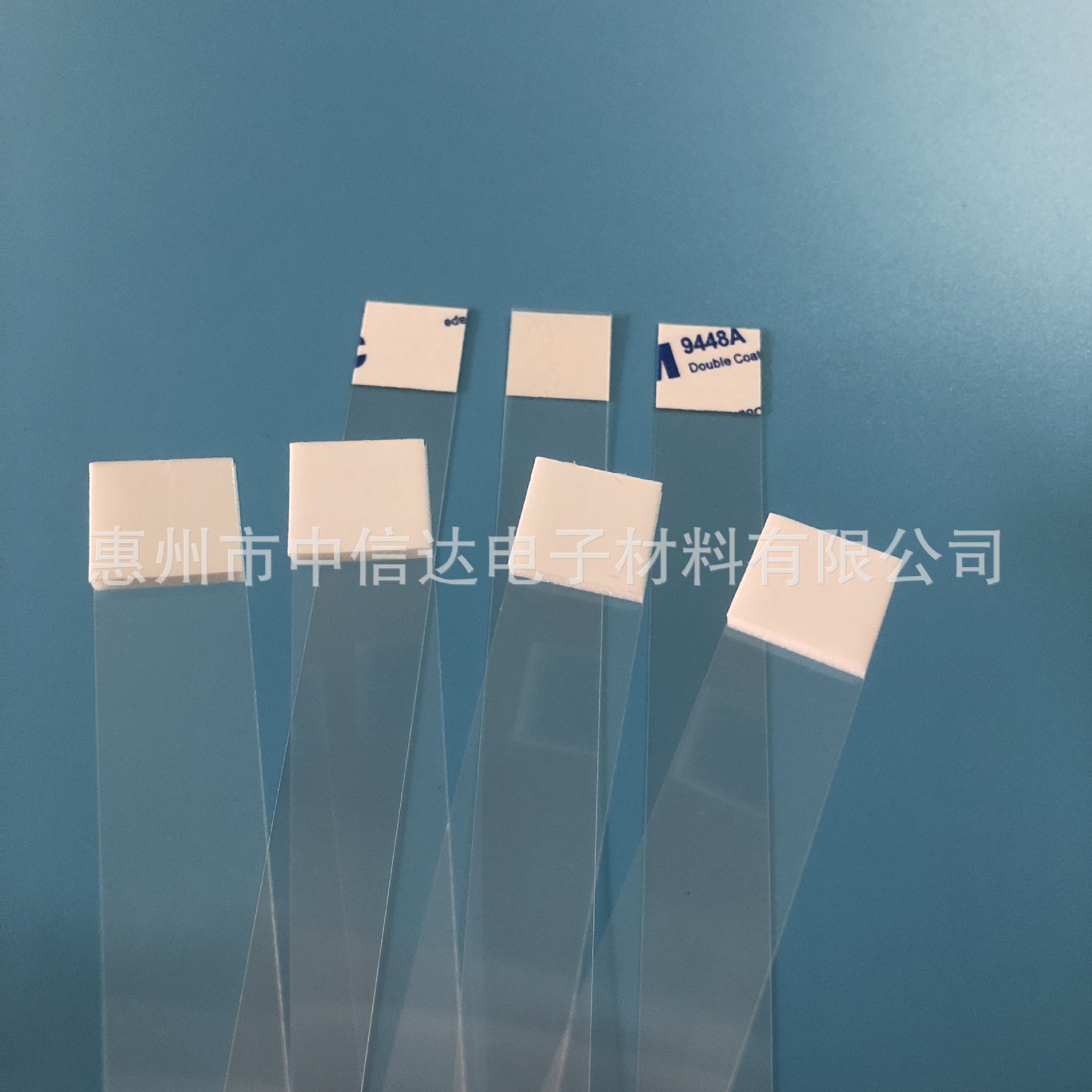 透明PET泡棉跳跳卡弹片 单边双面胶单边泡棉胶