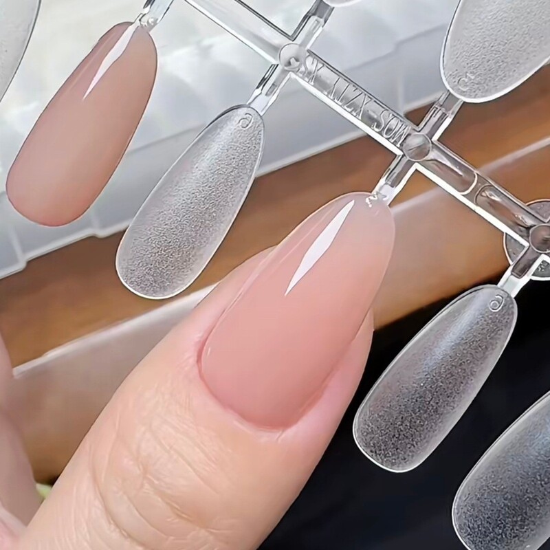 Zhijian's New Trendy Oval-Shaped, Internet-Famous, Seamless, Ultra-Durable, No-File Required Nail Tips for Nail Salons Zhijian's New Trendy Oval-Shaped, Internet-Famous, Seamless, Ultra-Durable, No-File Required Nail Tips for Nail Salons