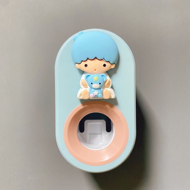 Automático de pasta de dientes exprimidor de dibujos animados de los niños lindo Punch-libre almacenamiento rack clip de pasta de dientes exprimidor diario diverso suministro
