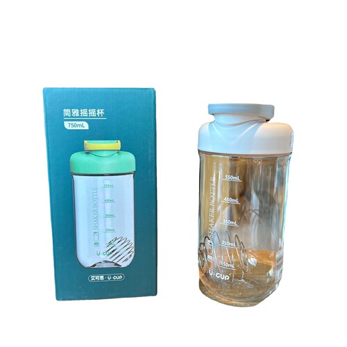 Shake cup protein powder fitness men's sports water cup good-looking girl Internet celebrity portable cup mixing cup