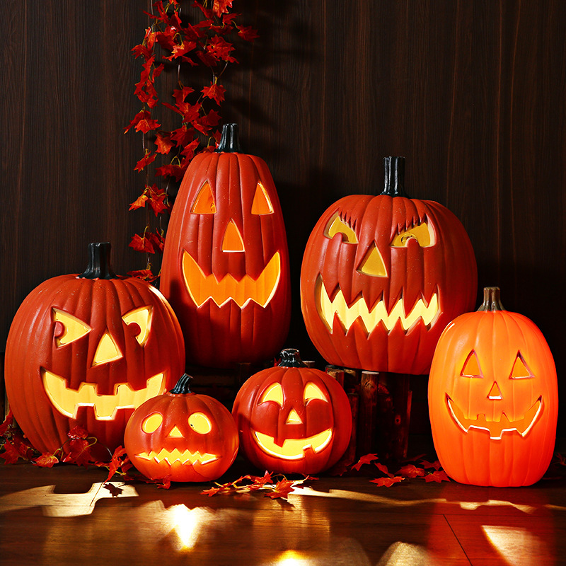 ハロウィンカボチャランタン装飾装飾品ショッピングモールウィンドウディスプレイKTV遊園地装飾小道具大きなカボチャ|undefined