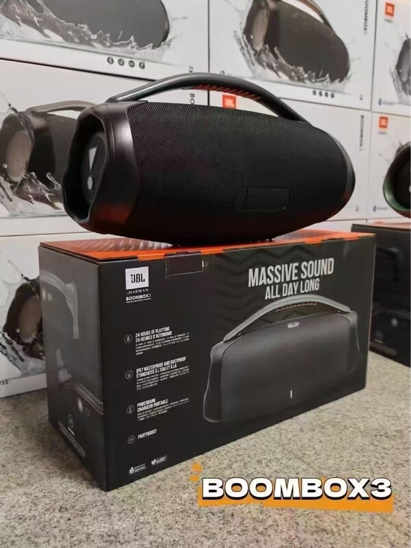 国境を越えた売れ筋 BOOMBOX3 スーパー ウォーリー 3 世代ワイヤレス Bluetooth スピーカー ポータブル サブウーファー 屋外 100 ワット|undefined