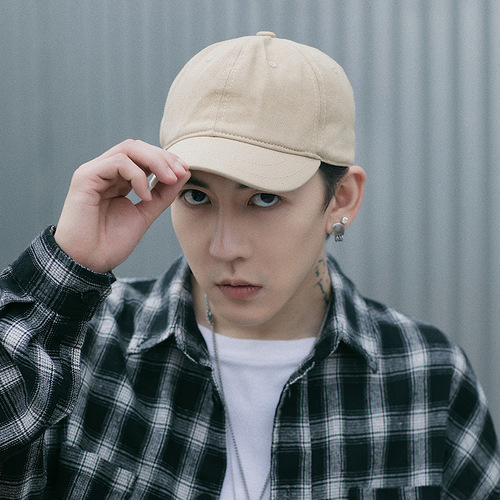 Short brim hat men's summer duckbill cap trendy brand sun protection casual breathable new men's sunshade baseball cap