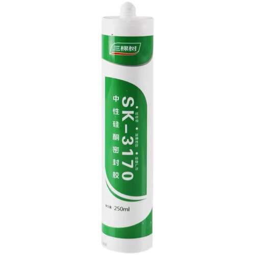 Three Tree Glass Sealant Waterproof Moldproof Kitchen Bathroom Home Use Ceramic White Toilet Window Strong Adhesive Fast Dry Sealant