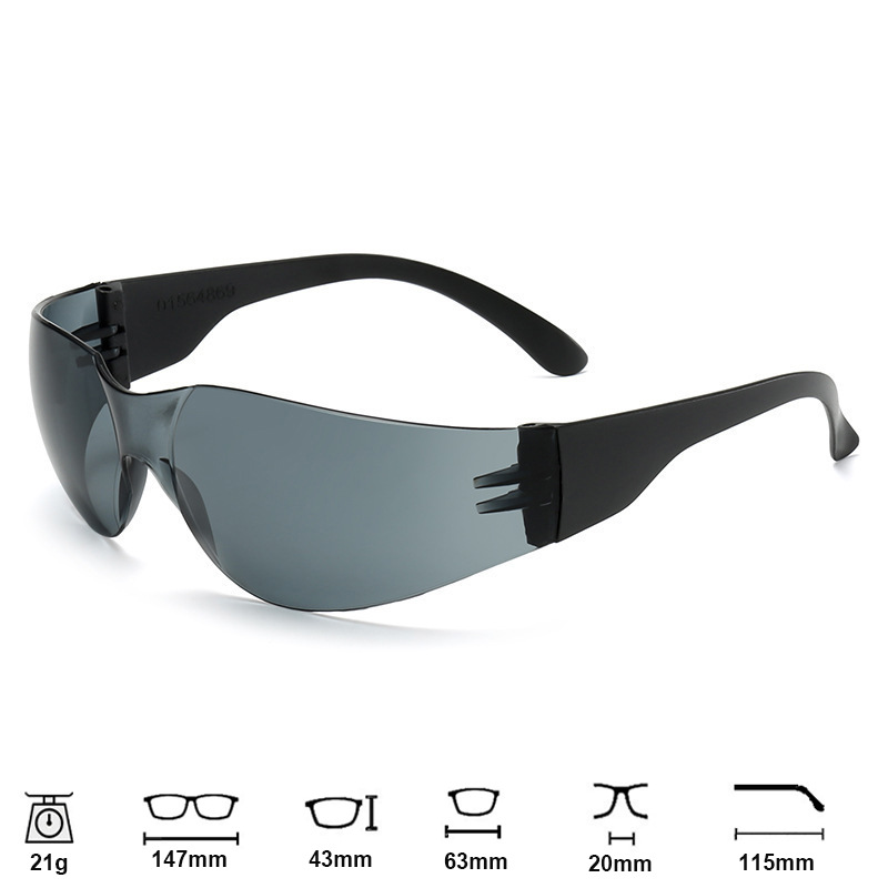 117 gafas transparentes de alta definición gafas de seguridad de trabajo anti-espuma al aire libre experimento antiquímico gafas de soldadura