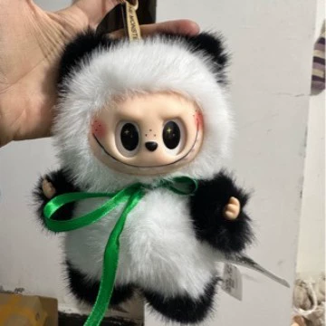 Минифигура ручной работы, плюшевый кулон, кукла, игрушка, панда