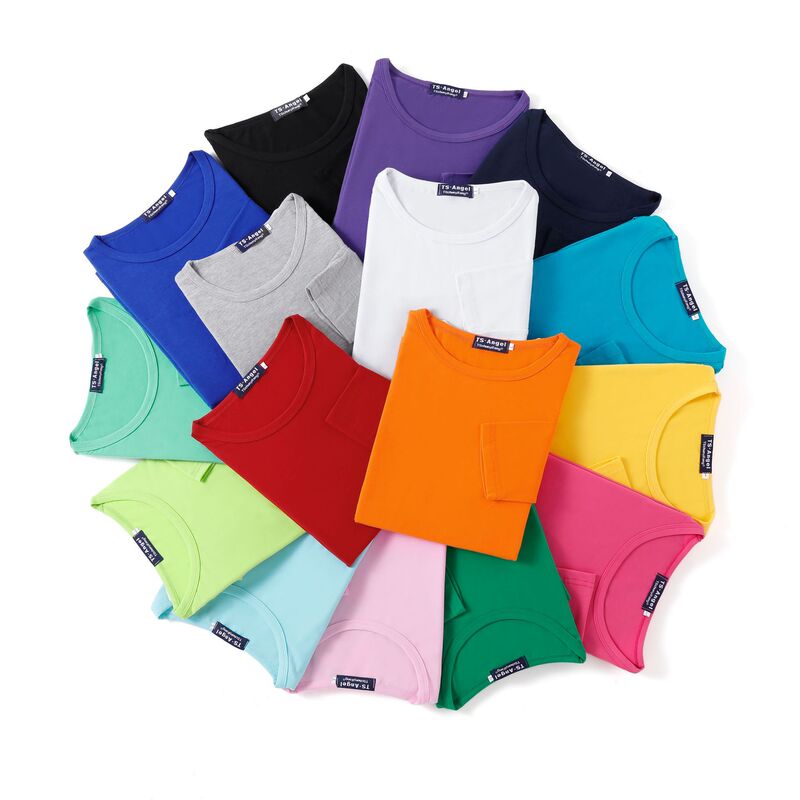 Long Sleeve Round Neck Lycra Cotton T-Shirt Printing Custom Campaign Promotional T-Shirt Advertising Shirt DIY Classmate Party T-Shirt