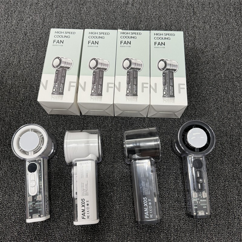 东南亚爆款源头工厂高速制冷冰敷风扇数显迷你便携 usb手持小风扇|undefined