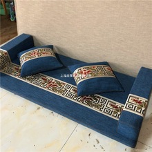 中式床墊羅漢床坐墊海綿墊子可布套新中式實木木質用品沙發墊