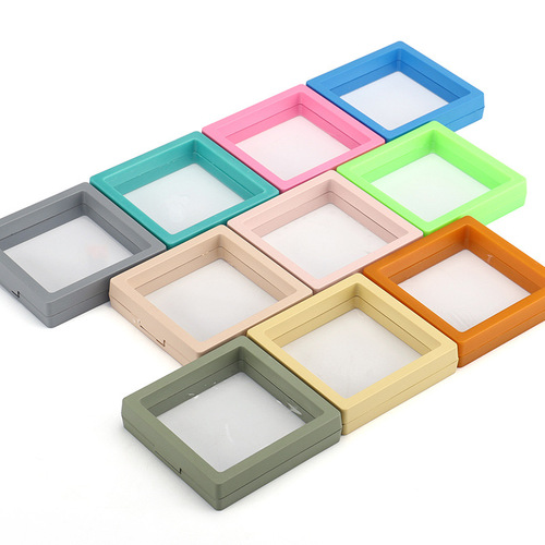 Color PE film jewelry box anti-oxidation storage box jewelry packaging box wholesale necklace ring display box pe box