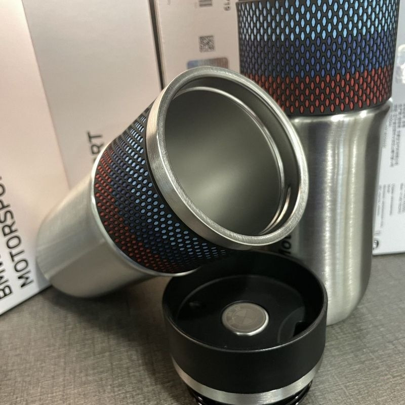宝马原厂保温杯赛车运动系列直身水杯按压式跨境批发量大优惠包邮|undefined