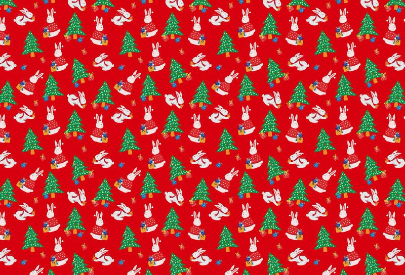 クラフト紙包装紙サンタクロースクリスマスソックスヘラジカ柄アップルブーケフラワーギフトギフト包装紙|undefined