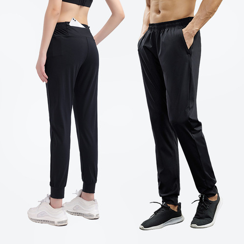lulu sports outdoor men's marathon running can hold mobile phone windproof autumn and winter quick-drying trousers hiking mountaineering pants
