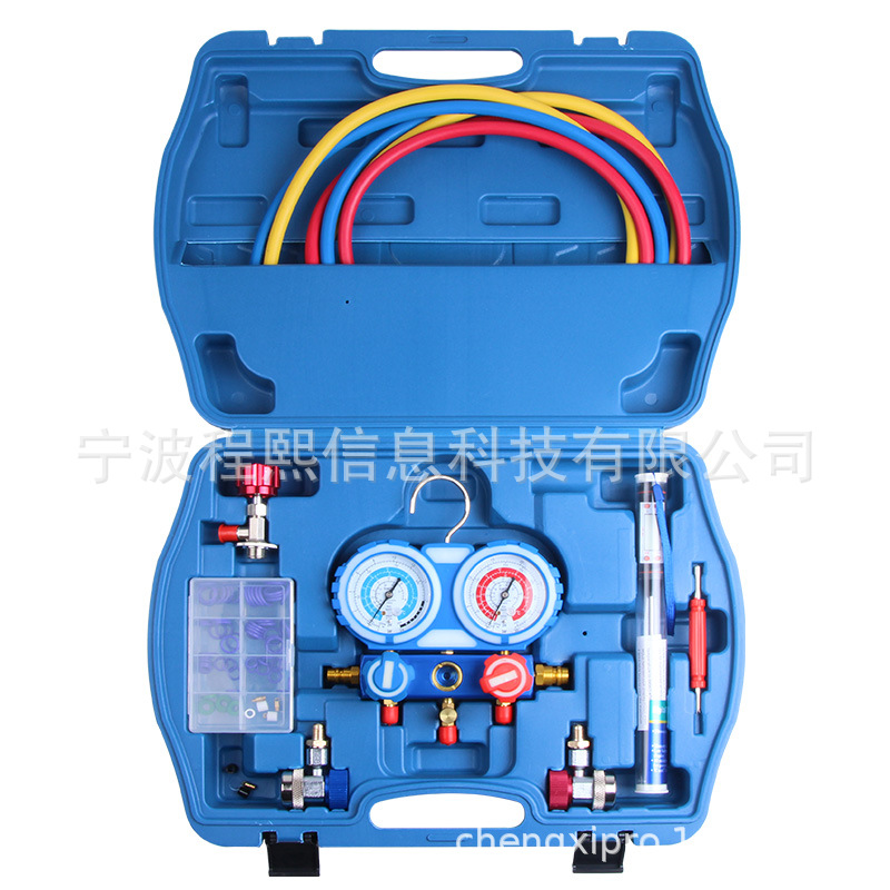 多功能水箱压力表冷媒高低压压力表水箱工具 水箱压力表工具