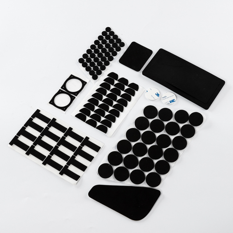 Non-Slip Rubber Pad Round Eva Foot Pad Self-Adhesive Rubber Pad Shock-Absorbing Silicone Pad Furniture Table and Chair Self-Adhesive Foot Pad Customization