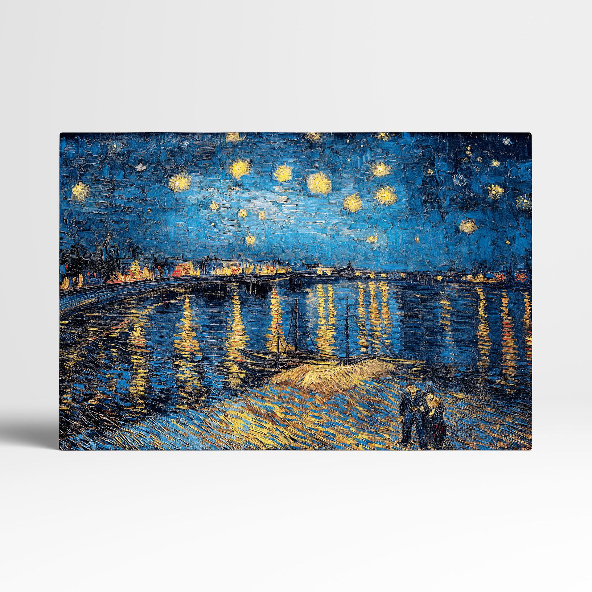 喷绘油画梵高星空星月夜风景客厅装饰画挂画玄关沙发背景墙壁画