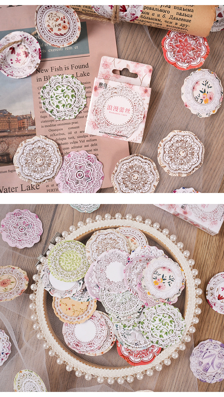 46 teile/schachtel Nette Erdbeere Frische Obst Pflanzen Blumen Kaffee Thema Zauberer Tagebuch Journaling DIY Kreative Siegel Aufkleber – Detail 9
