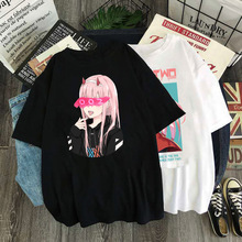 DARLING in the FRANXX02ϵ�� �羳ʱ�д���ѧ��Բ����� T-shirt