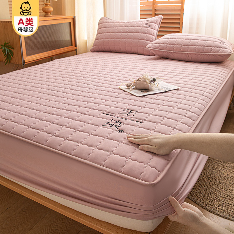 Una funda de cama acolchada de categoría individual 2025 nueva funda de cama gruesa funda protectora de colchón Simmons funda de cama funda de polvo