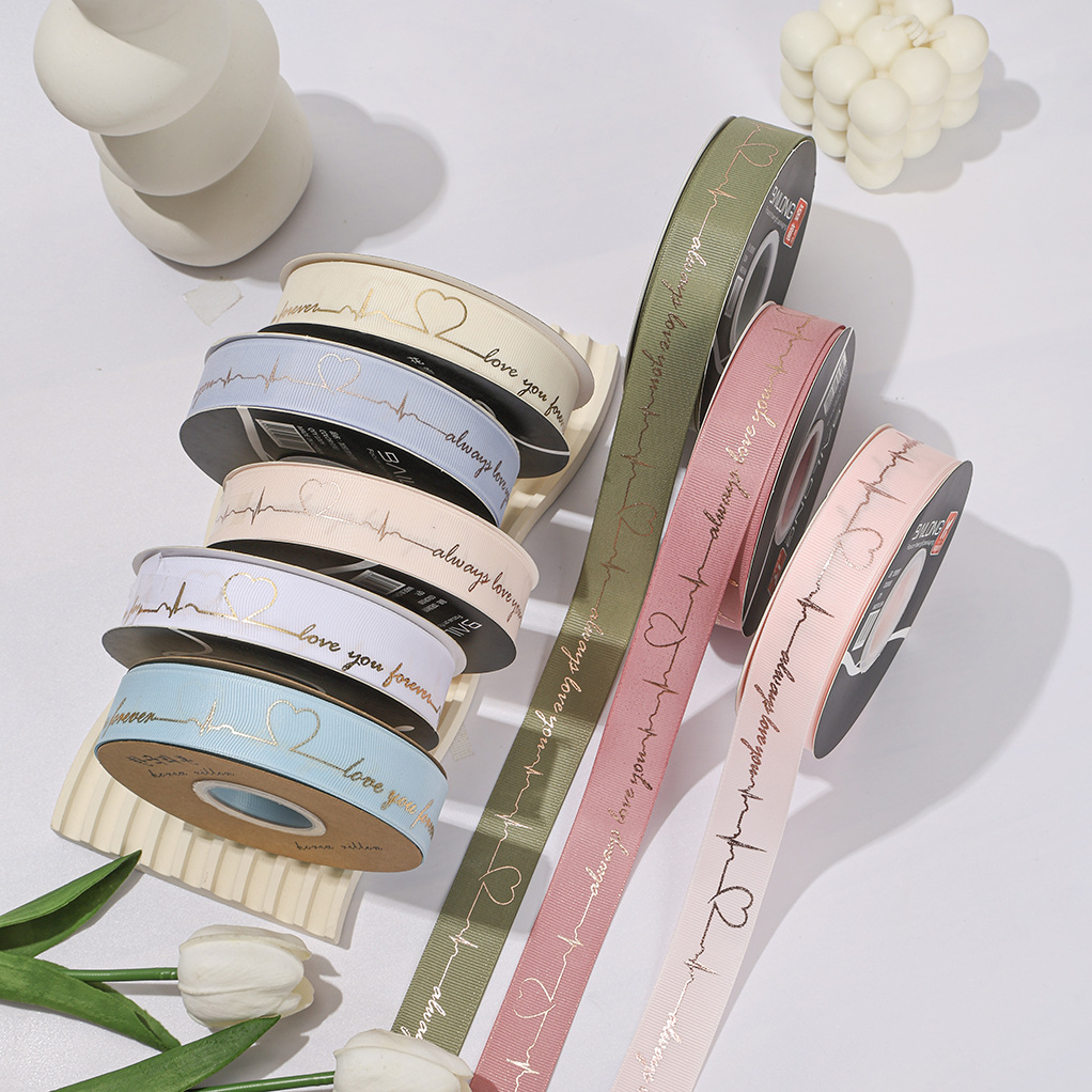 新款純棉純色綁帶包花絲帶1.5厘米鮮花包裝禮品禮物蝴蝶結緞帶