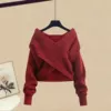 Red sweater