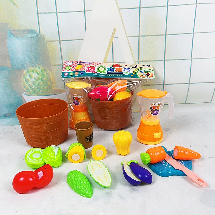 Ручная семейная корзина, игрушка, тележка для фруктов, набор