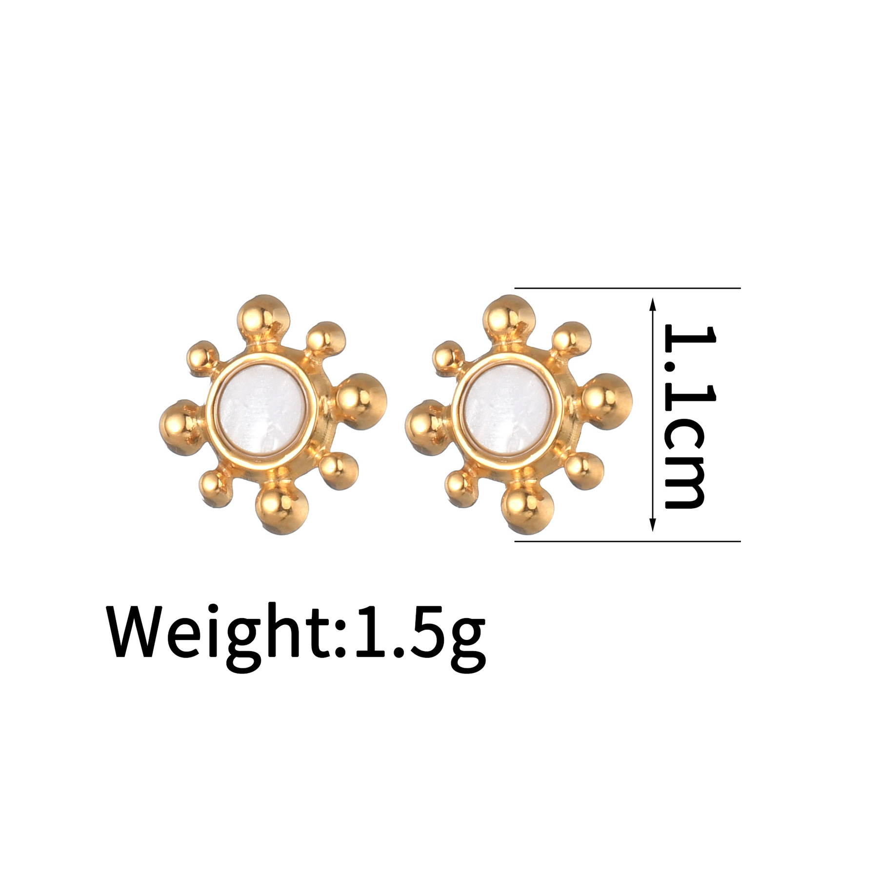 6g Weight PVD Coated Gold Plating Process 201 Stainless Steel Ear Needle Material 18K Real Gold Plated Plating Material Stone-Free Inlay Material Ear Studs Classification 1 Pair Quantity Holiday, Daily Occasion 304 Stainless Steel Material Heart Shape Pattern Women's Gender Simple Style, Classic Style Style Waterproof Non Tarnish, Plating Craft PVD Coated Real Gold Plated Heart Shape 304 Stainless Steel Simple Style Classic Style Waterproof Non Tarnish Ear Studs 无